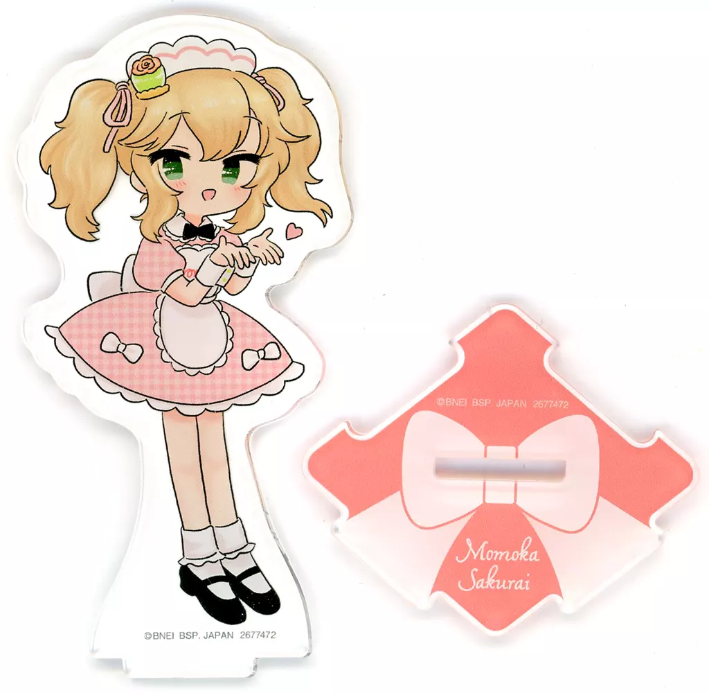 櫻井桃華 スタンド付きアクリルフィギュアだよ 「アイドルマスター シンデレラガールズ U149」 ナムコ限定