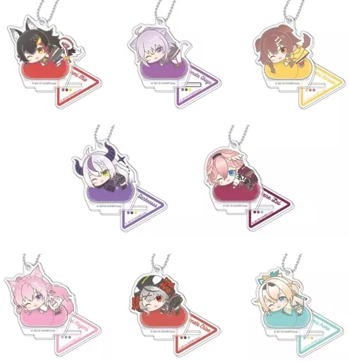 全8種セット 「スタンドミニアクリル バーチャルYouTuber ホロライブ はぐみーつ E BOX」