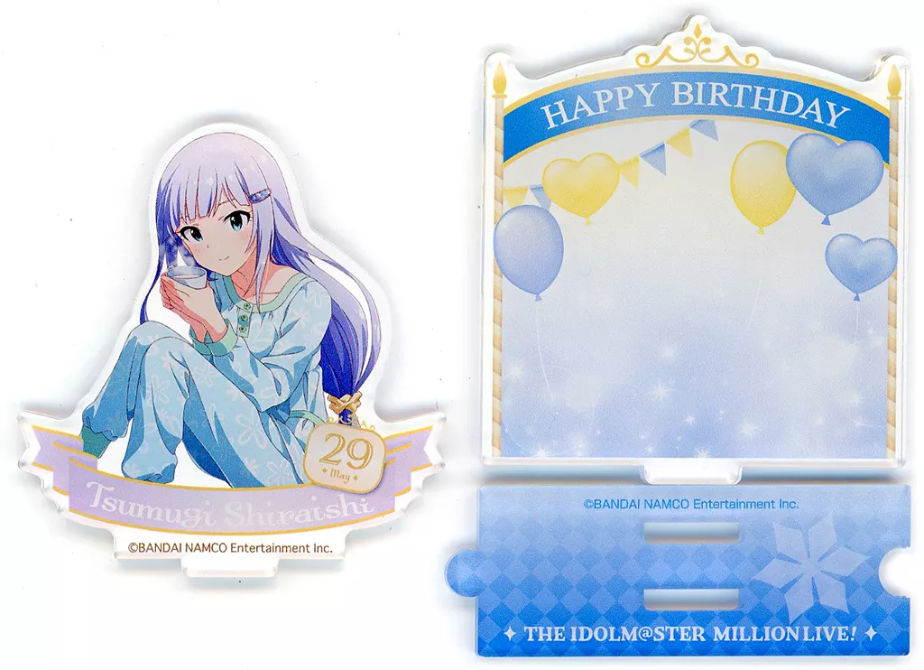 白石紬 バースデーアクリルスタンド 「アイドルマスター ミリオンライブ! バースデーキャンペーン 5th」 コトブキヤショップ限定