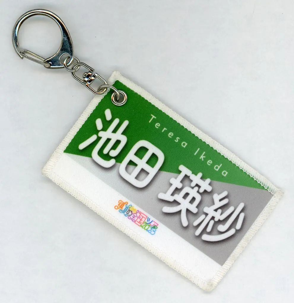 池田瑛紗(乃木坂46) 個別ミニバナータオルキーホルダー 「真夏の全国ツアー2023」 愛知・宮城グッズ