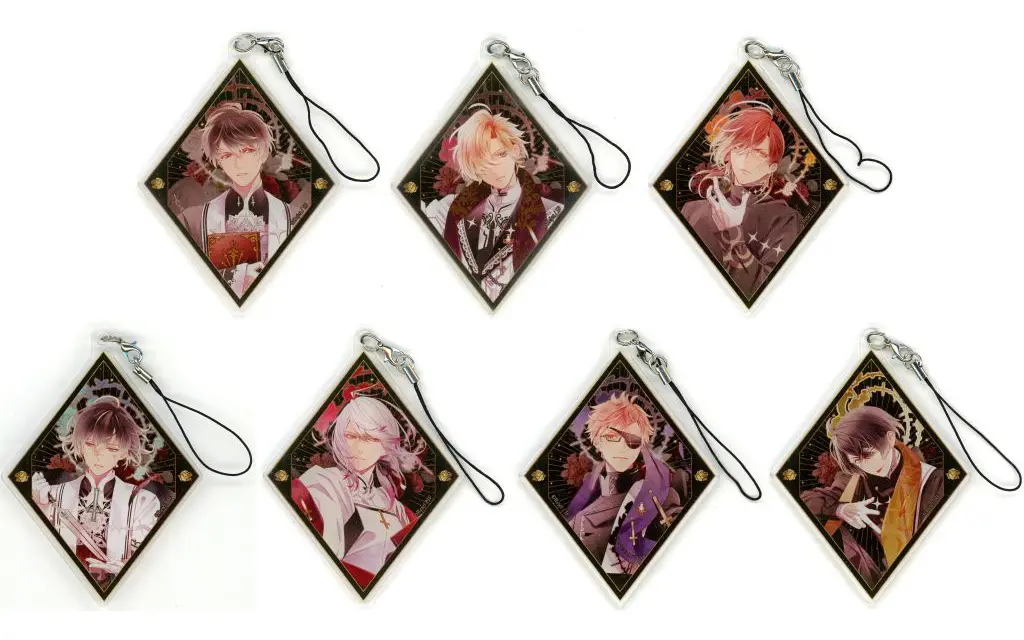 全7種セット アクリル 「DIABOLIK LOVERS Dark Night Priest くじ TypeB」 C賞