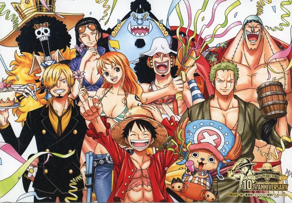 ワンピース 10th PARTY キャンバスボード 麦わらストア】10周年を記念したメインビジュアル「10th PARTY！」を