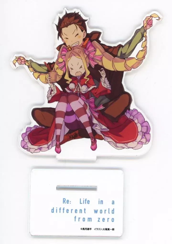 リゼロ　ベアトリス　スバル　アクリルスタンド　有償特典　34巻 駿河屋 -<中古>[単品] ベアトリス＆ナツキ・スバル オリジナルアクリル