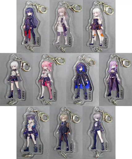 全10種セット 「トワツガイ つながるアクリルチャームコレクション 対魔獣スタンダード」