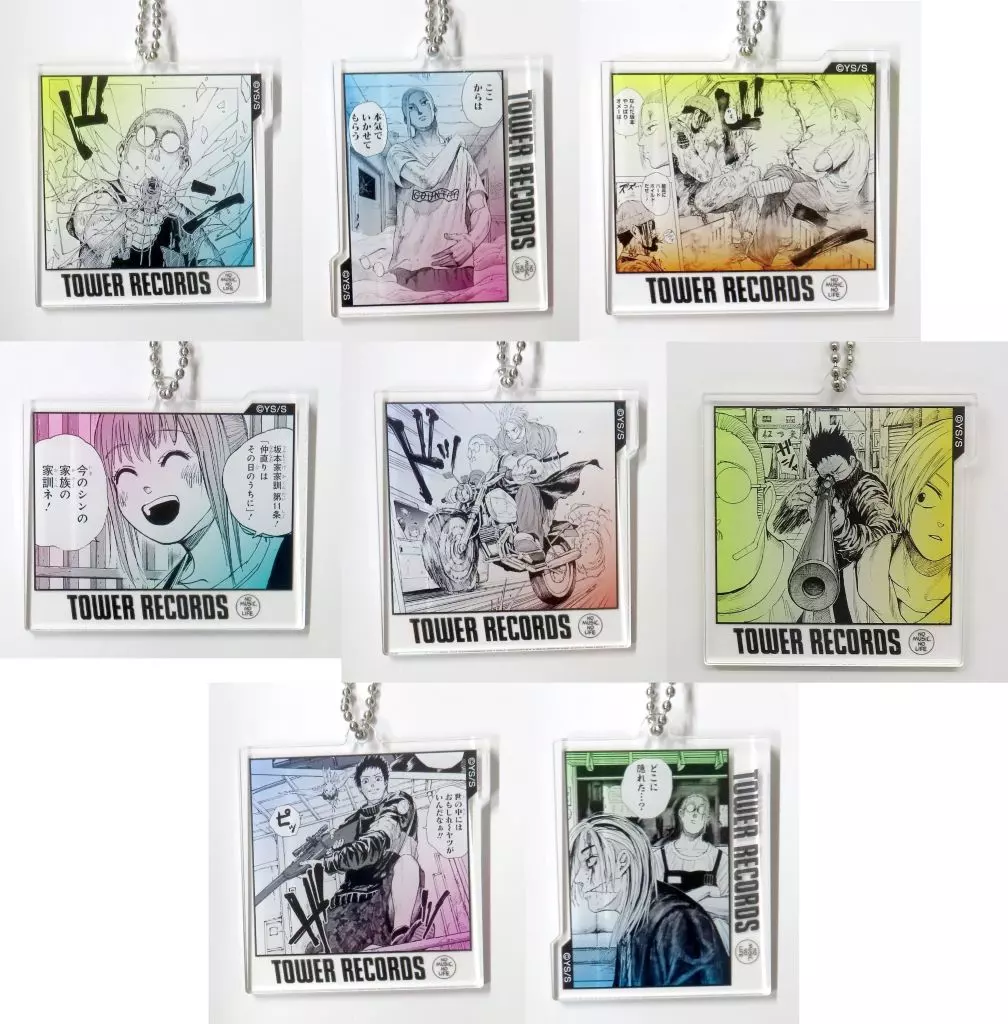 全8種セット 「SAKAMOTO DAYS×タワーレコード 複製原画展 名場面アクリル vol.1」