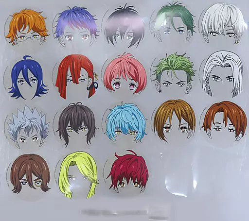 駿河屋 -<中古>集合 フェイスシールド＆スタァなりきりステッカー