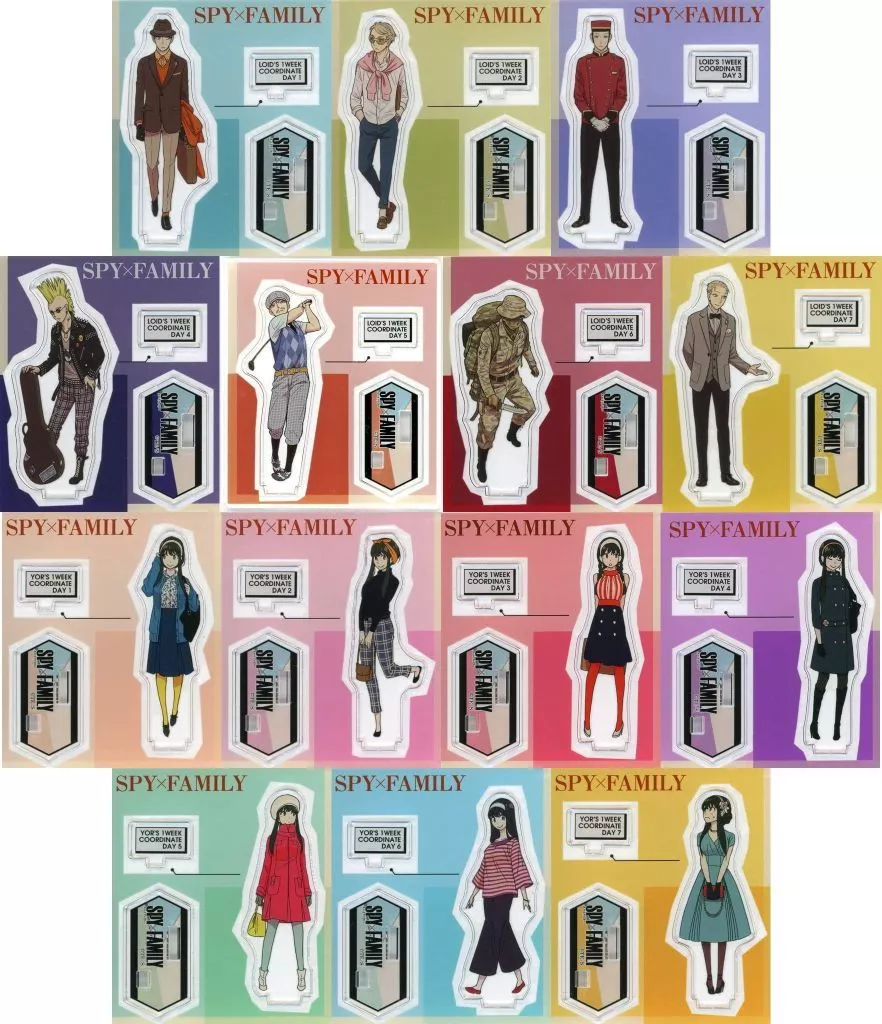 SPY×FAMILY スパイファミリー展　アクリルフィギュアコレクション　コンプ SPY×FAMILY展【公式】 on X: 
