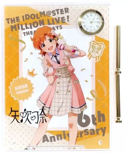 矢吹可奈 時計付アクリルアート フューチャー・シグネチャーver. 「アイドルマスター ミリオンライブ! シアターデイズ 6th Anniversary in AKIHABARA」