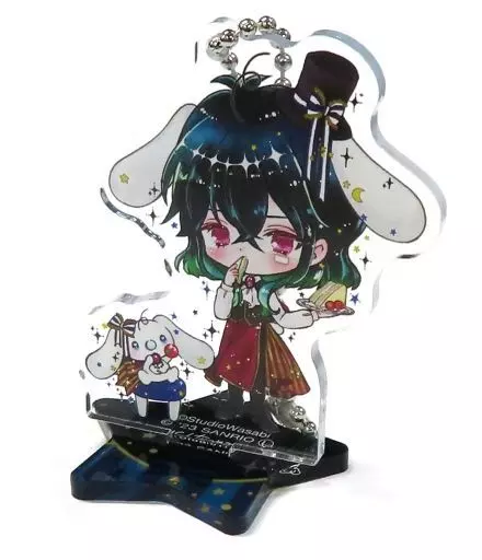 バスティン・ケリー×みるく 「悪魔執事と黒い猫×Cinnamoroll DollyMixコラボ スタンド付きアクリルコレクション」