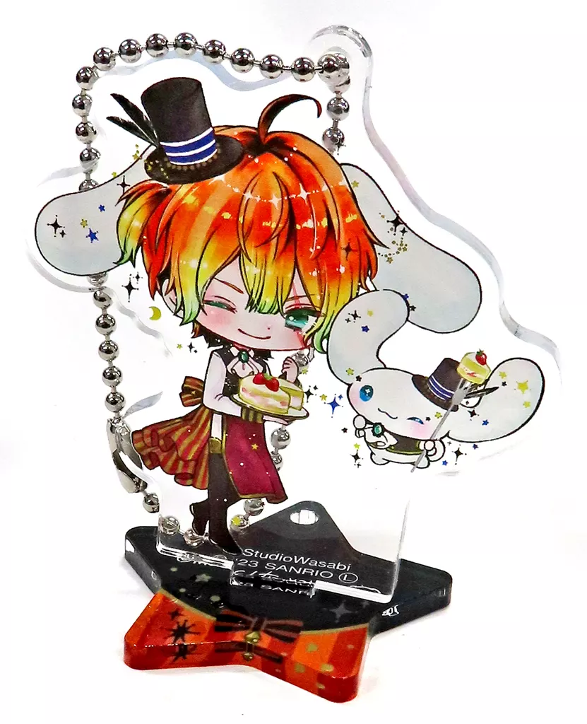 テディ・ブラウン×シナモン 「悪魔執事と黒い猫×Cinnamoroll DollyMixコラボ スタンド付きアクリルコレクション」