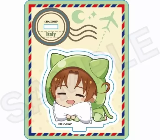 アクリルスタンド・アクリルパネル　イタリア はぐっとないと ミニキャラスタンド 「ヘタリア World★Stars」Second-hand