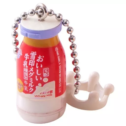 おいしい雪印メグミルク牛乳(瓶) 「雪印メグミルク ミニチュアチャーム ～乳飲料シリーズ～」