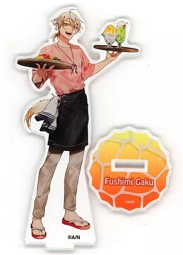 伏見ガク 等身アクリルスタンド 「バーチャルYouTuber にじさんじCAFE in SWEETS PARADISE 第7弾 江ノ島店(海の家)」