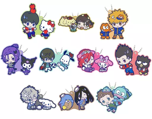 全10種セット 「ブルーロック×サンリオキャラクターズ スペシャルラバーマスコット」