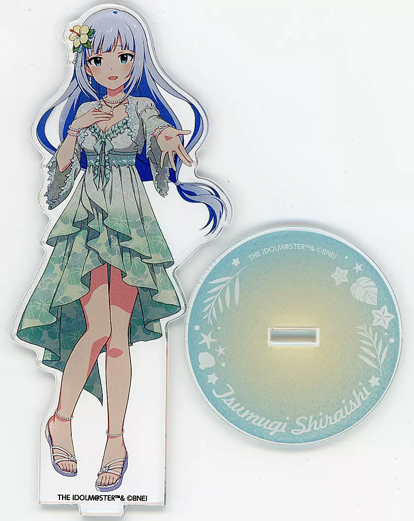 白石紬 パセラ限定描き起こしアクリルスタンド 「アイドルマスター ミリオンライブ!×パセラ RESORTS THEATER ～ANNIVERSARY DAYS～」