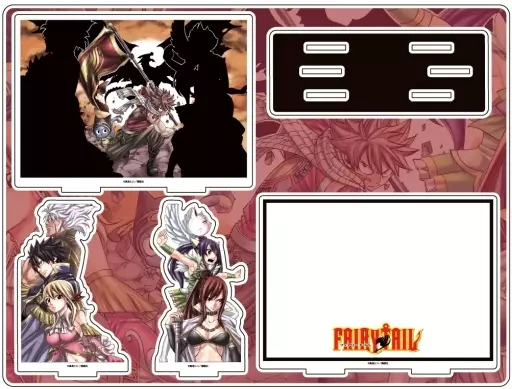 ❣️✨❣️FAIRY TAIL デザインB 公式イラスト アクリルジオラマ ❣️✨❣️ 駿河屋 -<中古>2.デザインB 公式イラスト アクリルジオラマ