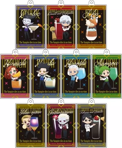 全10種セット 「吸血鬼すぐ死ぬ2×新横浜プリンスホテル POP UP SHOP in マルイ ミニキャラアクリルコレクション バーテンダーver.」