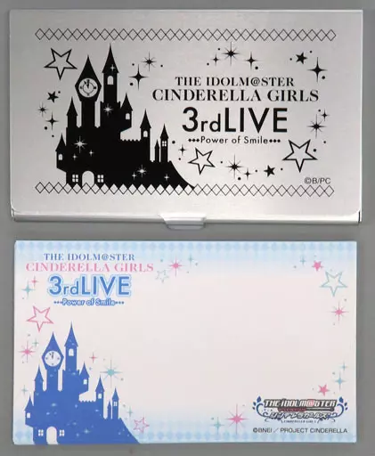 ロゴ 3rdLIVE 名刺ケース(カード10枚入り) 「THE IDOLM＠STER CINDERELLA GIRLS 3rdLIVE シンデレラの舞踏会 -Power of Smile-」