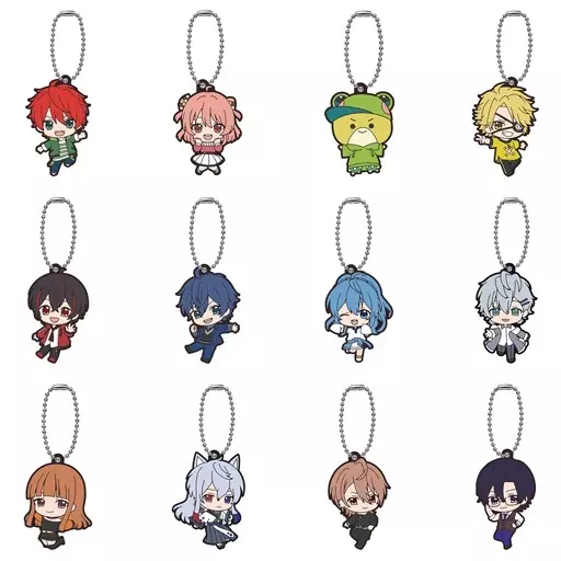 カラフルピーチ　ラバーキーホルダーセット 駿河屋 -<中古>全12種セット 「カラフルピーチ カプセルラバー