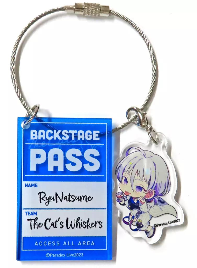 棗リュウ 「Paradox Live×COLLABO CAFE HONPO 2023 バックパス風アクリルチャームA」
