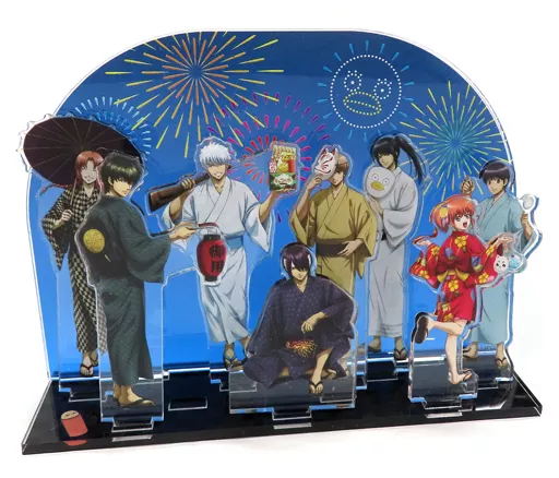 駿河屋 -<中古>[破損品/枠・近藤欠品] 集合 アクリルジオラマ 「銀魂2
