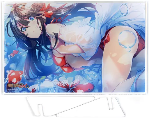 竹中詩乃重治 オリジナルA6アクリルパネル 「PCソフト 戦国†恋姫EX参 ~毛利家の絆編~」 アマゾン購入特典