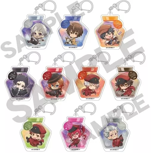 全10種セット 「文豪ストレイドッグス トレーディングアクリル インクボトル」