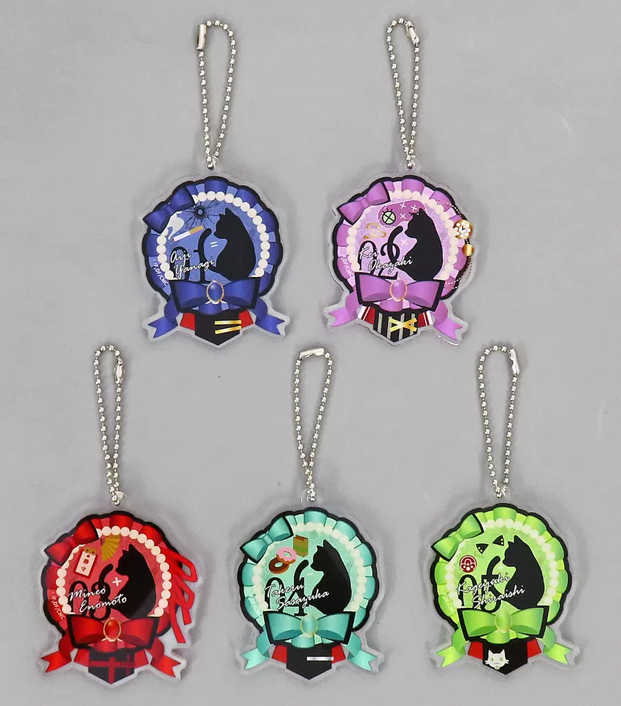 全5種セット アクリルモチーフチャーム 「MOLLY.ONLINEスクラッチ 劇場版 Collar×Malice -deep cover-」 D賞