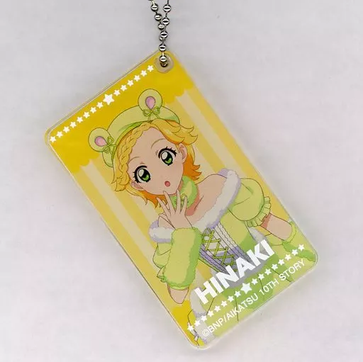 新条ひなき 「アイカツ! 10th STORY ～未来へのSTARWAY～ アニマルコーデフェア in アニメイト 描き下ろしイラスト アニマルコーデver. トレーディングスクエアアクリル」