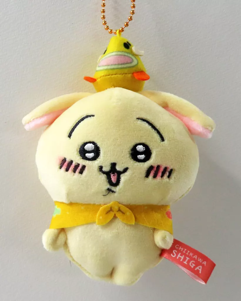 うさぎ(琵琶湖) ぬいぐるみキーチェーン 「ちいかわ なんか小さくてかわいいやつ」滋賀限定