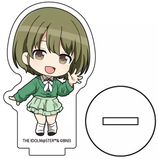 七草にちか(制服/右手挙げ) 「アクリルぷちスタンド アイドルマスター シャイニーカラーズ 01.七草にちかver. ミニキャライラスト」
