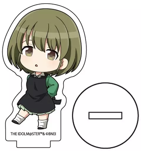 七草にちか(制服/エプロン) 「アクリルぷちスタンド アイドルマスター シャイニーカラーズ 01.七草にちかver. ミニキャライラスト」