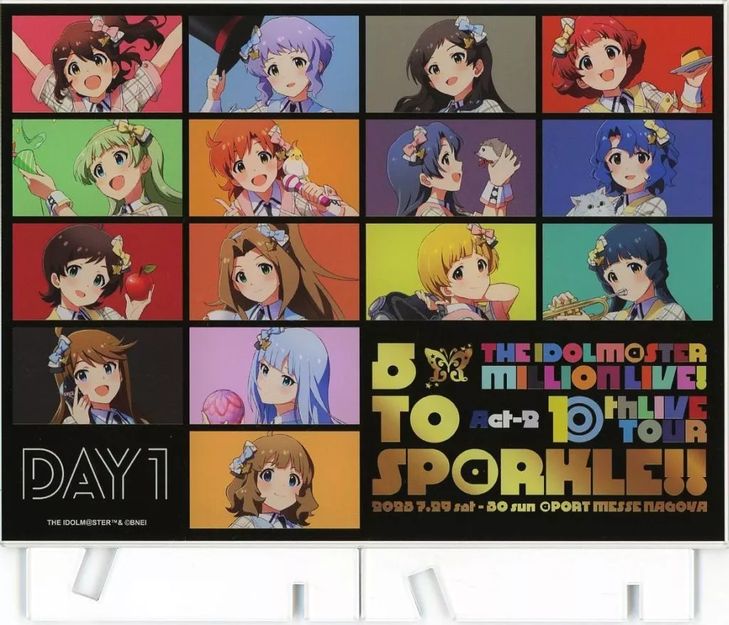 集合 DAY1 開催記念 公式アクリルパネル 「THE IDOLM＠STER MILLION LIVE! 10thLIVE TOUR Act-2」