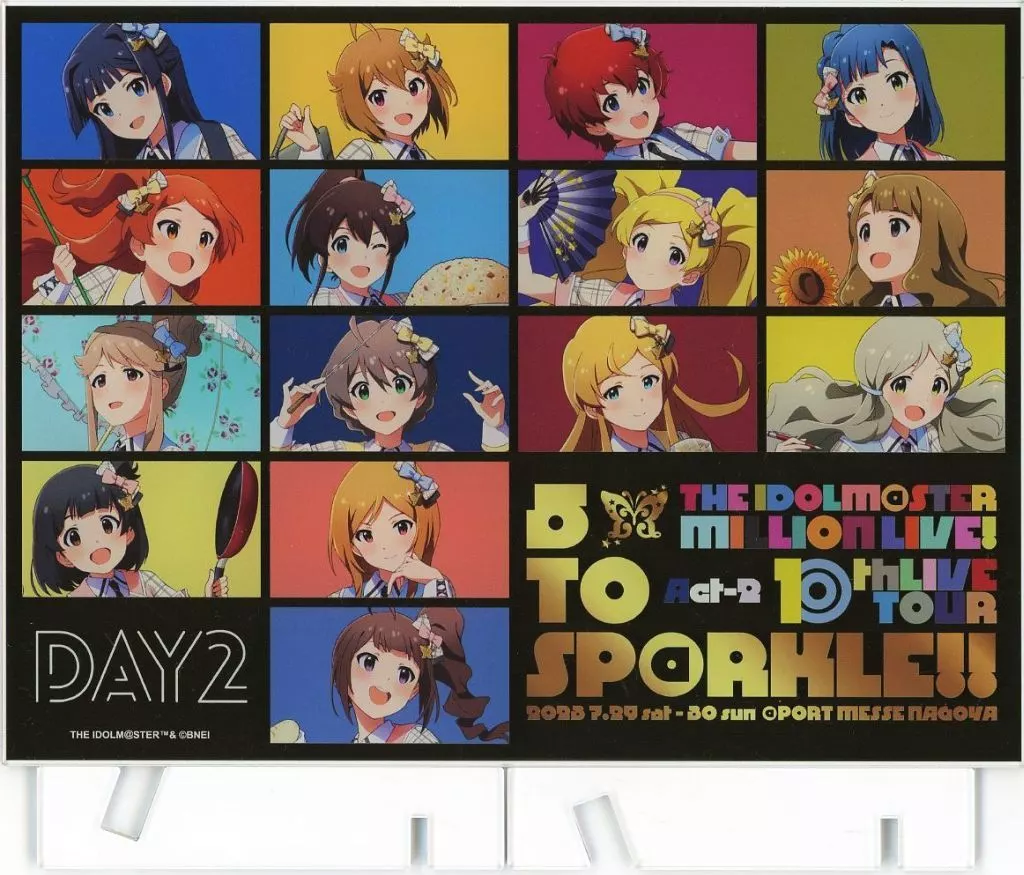 集合 DAY2 開催記念 公式アクリルパネル 「THE IDOLM＠STER MILLION LIVE! 10thLIVE TOUR Act-2」