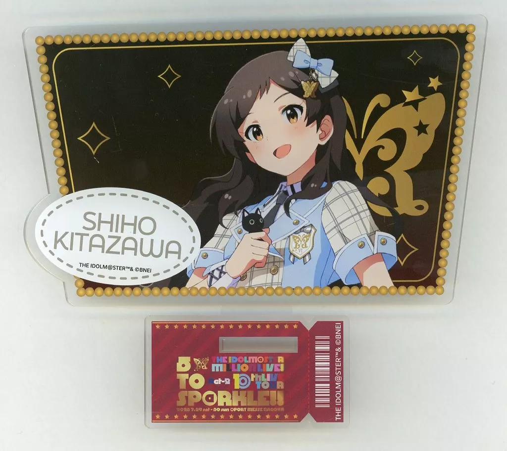 北沢志保(10th Act-2開催記念 ver.) 公式アクリルクリップスタンド 「アイドルマスター ミリオンライブ!」