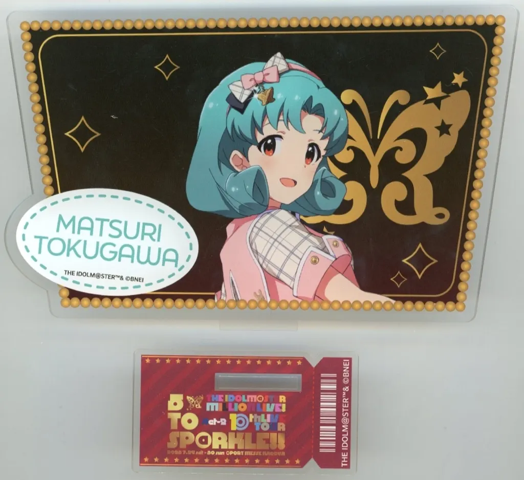 徳川まつり(10th Act-2開催記念 ver.) 公式アクリルクリップスタンド 「アイドルマスター ミリオンライブ!」