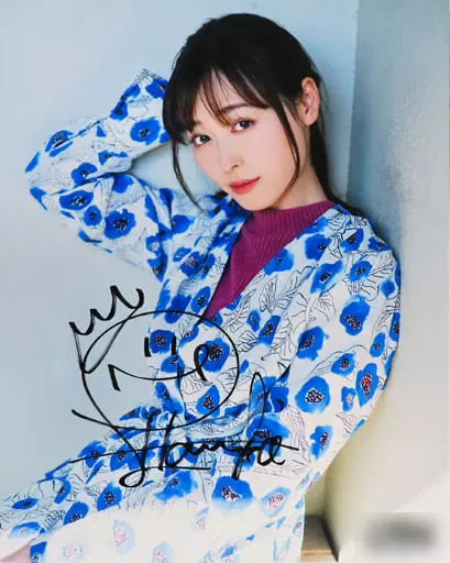 直筆サイン入り 福原遥 パネル シリアルナンバー入り 新品未使用 BLT 駿河屋 -<中古>[破損品] 福原遥 直筆サイン入り写真パネル 「blt graph