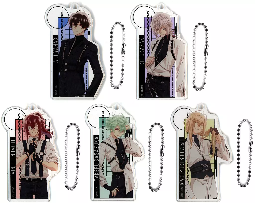 全5種セット アクリル 「まるくじ 劇場版 Collar×Malice -deep cover- ハーネスStyle」 吉