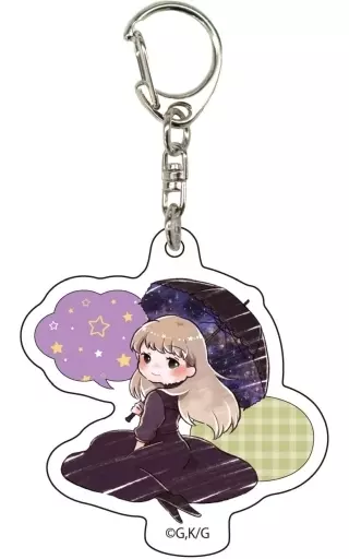 五色しおり 「おとなりに銀河 アクリル 02.グラフアートイラスト」