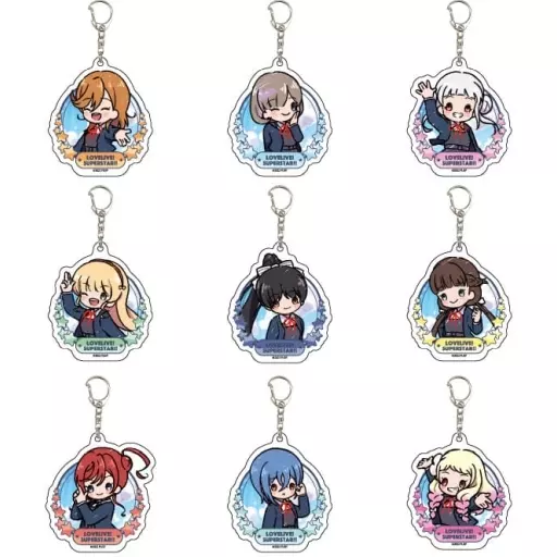 全9種セット 「ラブライブ!スーパースター!! アクリル 02.グラフアートイラスト」