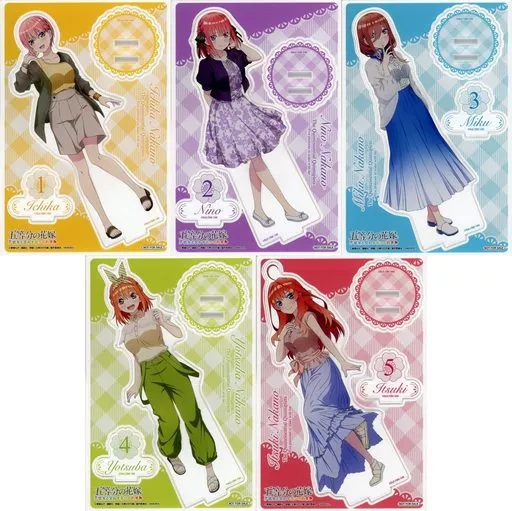 集合 アクリルスタンド×5種セット 「PS4/Switchソフト 五等分の花嫁 ～彼女と交わす五つの約束～ スペシャルボックス」 同梱特典_image