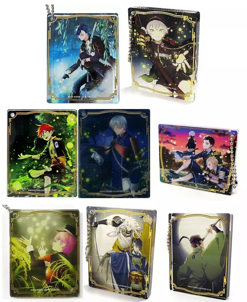 アクリルスタンド・アクリルパネル　全8種セット 「刀剣乱舞-ONLINE- 六周年記念祝画 アクリルアートブロックコレクション ＜第四弾＞」