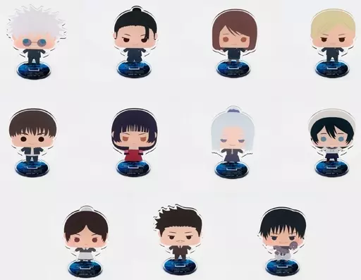 全11種セット 「ハピクロ! 呪術廻戦 懐玉・玉折 ちぃきゃら アクリルスタンド」