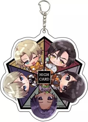 01.集合デザイン(ミニキャライラスト) デカアクリル 「HIGH CARD」