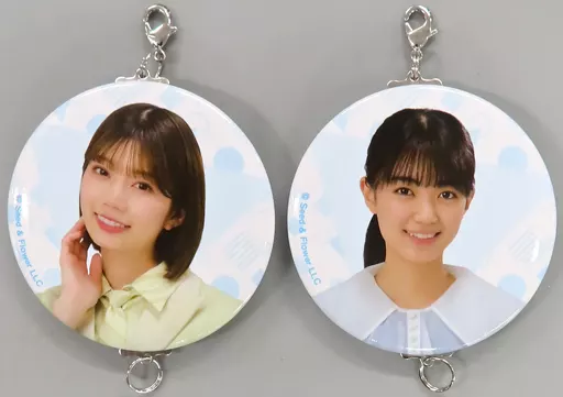 高本彩花＆平尾帆夏 繋がる缶チャーム2個セット 「くじっちゃお 日向坂46くじ」 繋がる缶チャーム2個セット賞
