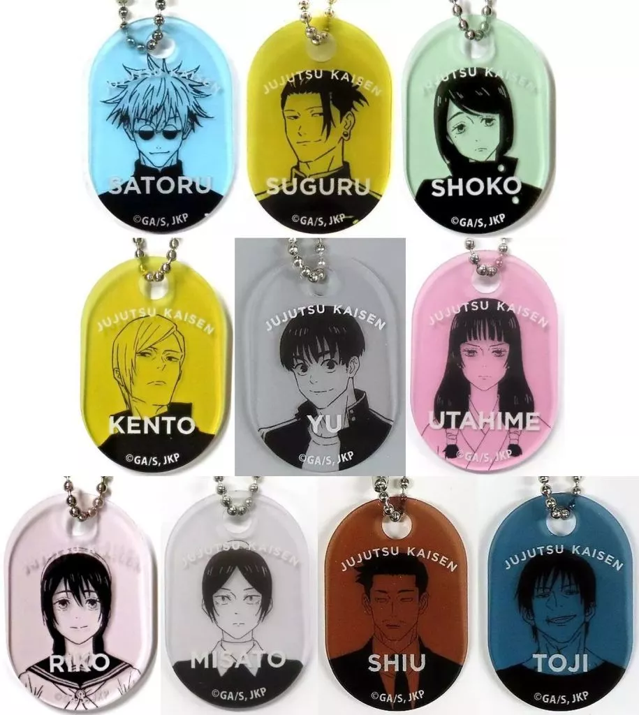 全10種セット 「呪術廻戦 領域展開スクエア トレーディングアクリルロッカーキーチェーン 懐玉・玉折」