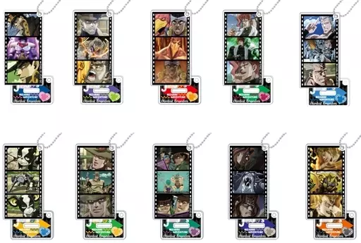 全10種セット 「名シーンアクリルスタンド ジョジョの奇妙な冒険 第三部 スターダストクルセイダース」