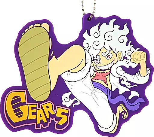 モンキー・D・ルフィ ギア5(パープル) ラバーマスコットコレクション 「一番くじ ワンピース BEYOND THE LEVEL」 H賞