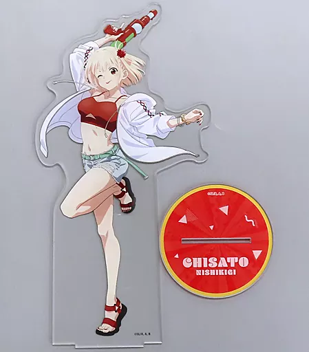 錦木千束 BIGアクリルスタンド 「リコリス・リコイル サマースプラッシュ Can!バッジくじ」 A賞_image