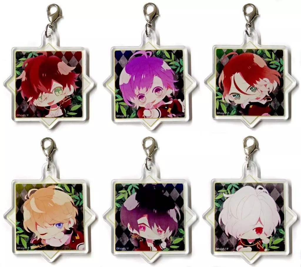 全6種セット アクリルチャーム 「DIABOLIK LOVERS ちびっこヴァンパイア くつろぎ くじ Type A」 C賞